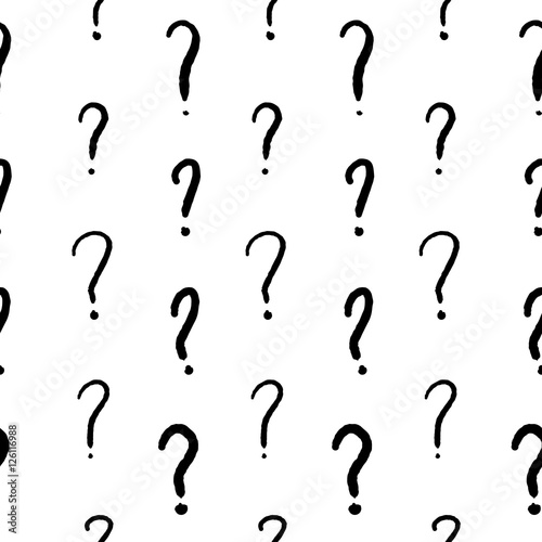 Question marks - seamless vector