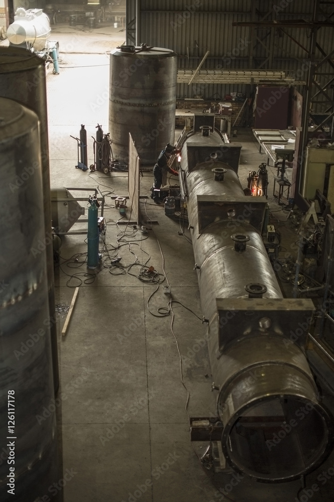 Factory workshop of steel factory Factory workshop of steel factory