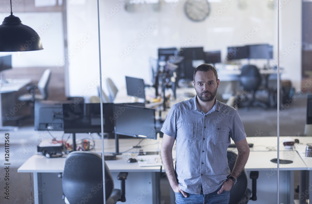 business man at modern  office