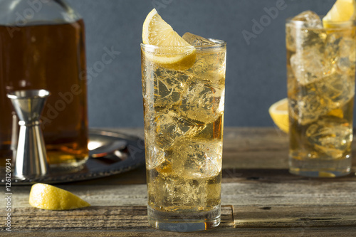 Whiskey Highball with Ginger Ale photo