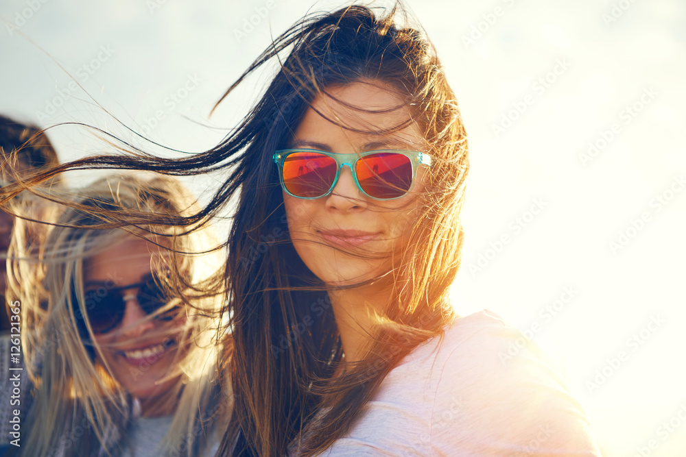 Two gorgeous trendy young women Two gorgeous trendy young women
