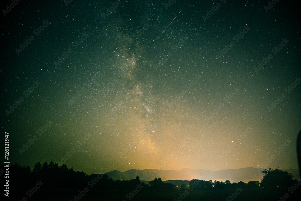 The Milky Way above Tatra mountains