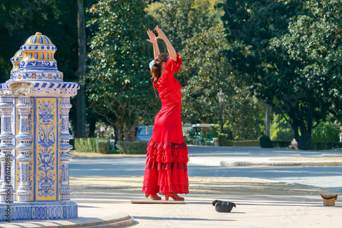 Seville. Spanish Square or Plaza de Espana.