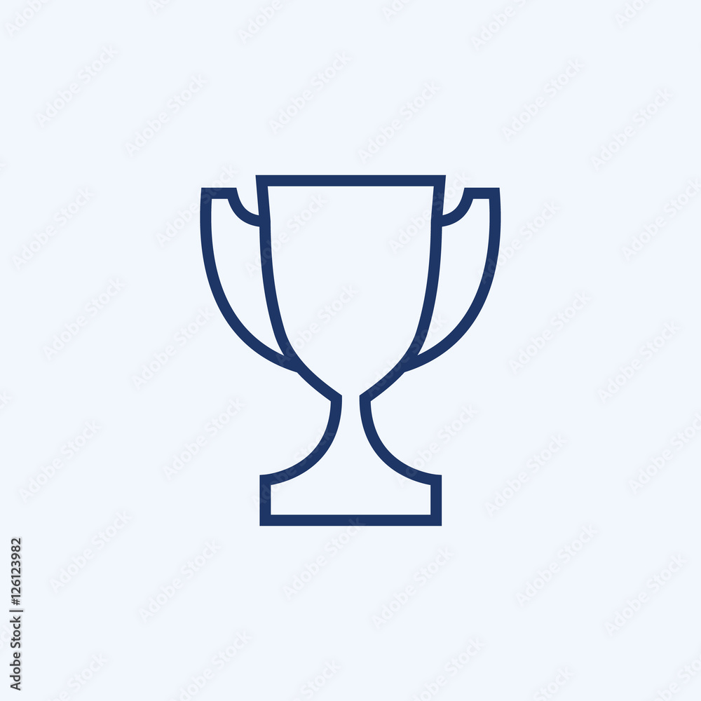 Trophy icon thin line Trophy icon thin line