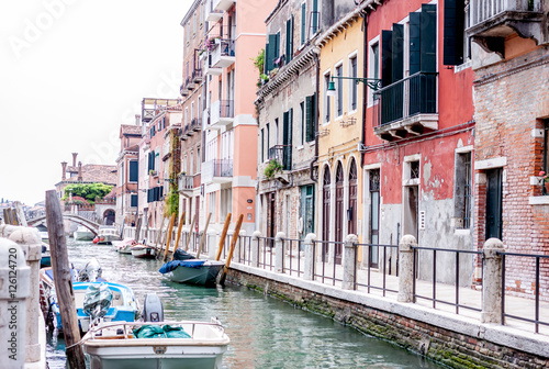 narrow canal in Venice © chechotkin