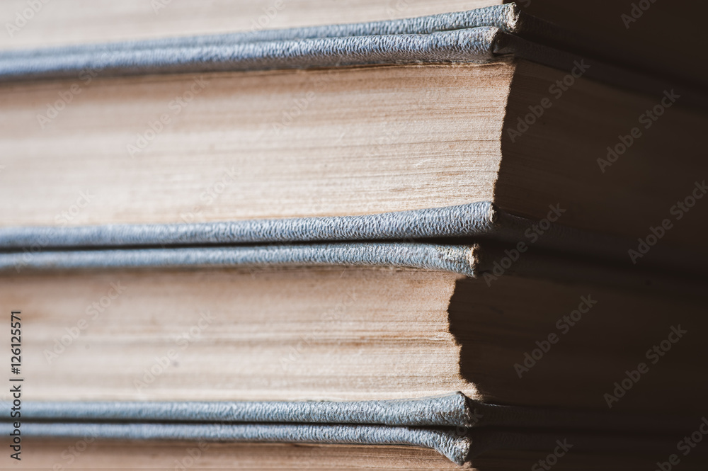 stack of old and used books stack of old and used books