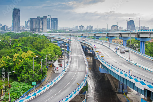 Картината върху платно Parama Island flyover, popularly known as Ma or Maa flyover is a 4