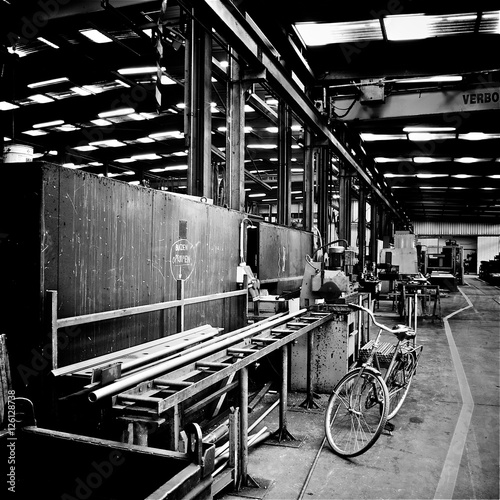Fotografie old industrial workhouse