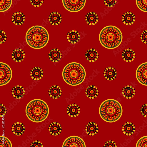Abstract East seamless pattern background. 
