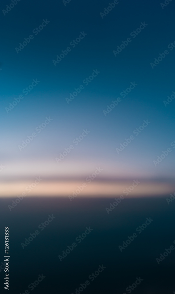 Soft blue abstract sky in evening