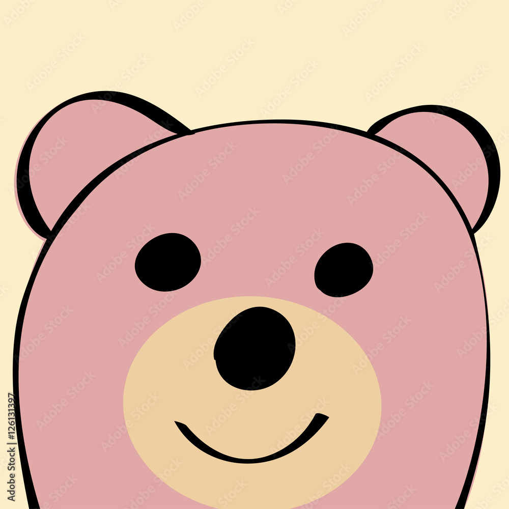 Bear Funny cartoon animal toy. Bear Funny cartoon animal toy.
