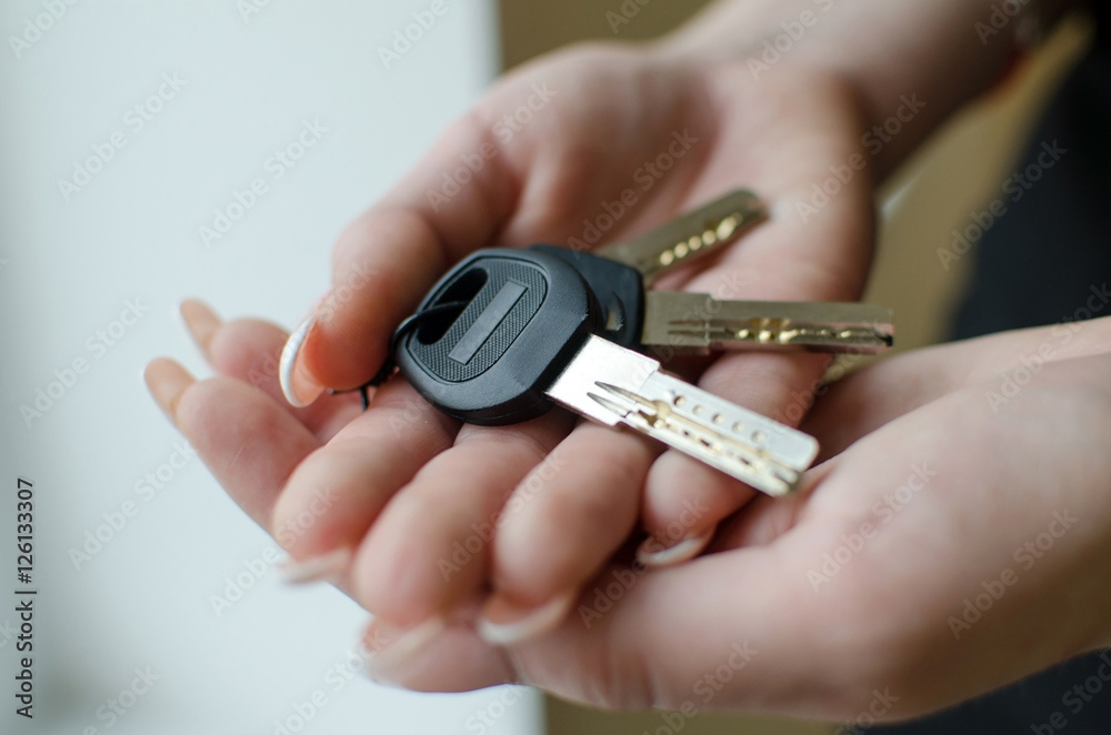 Fototapeta premium Keys from the apartment