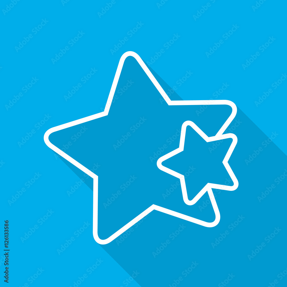 Star icon. Vector illustration. Star icon. Vector illustration.