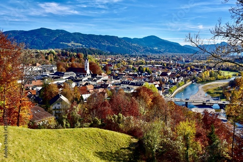 Blick vom Kalvarienberg über Bad Tölz