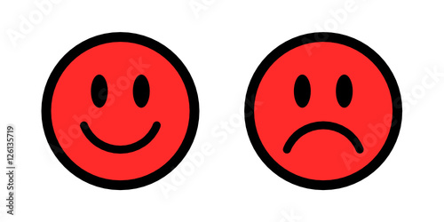 zestaw ikon emocji człowieka