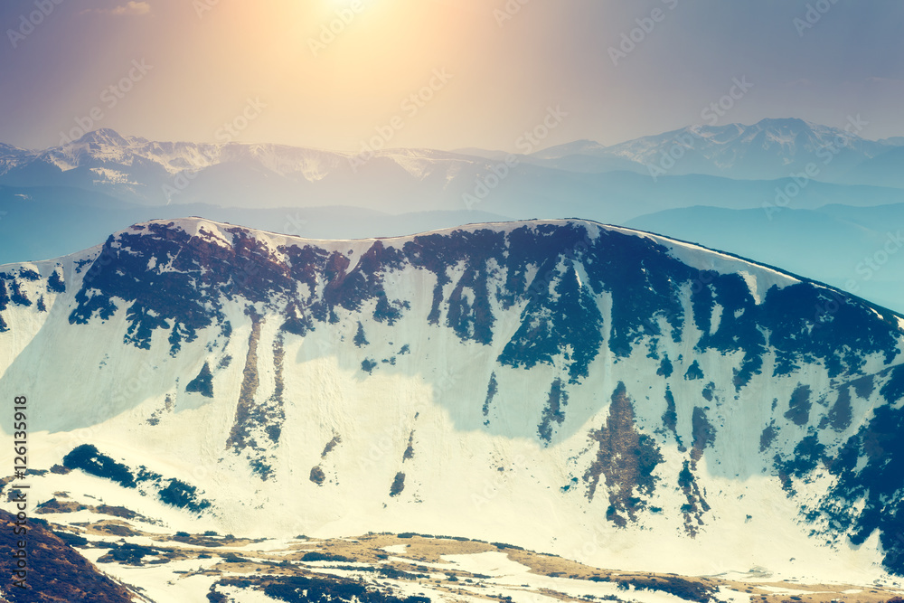 Beautiful mountains landscape Beautiful mountains landscape