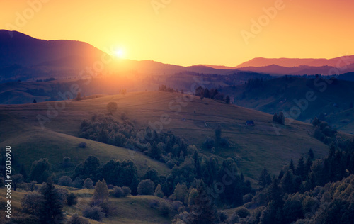 magical mountains landscape