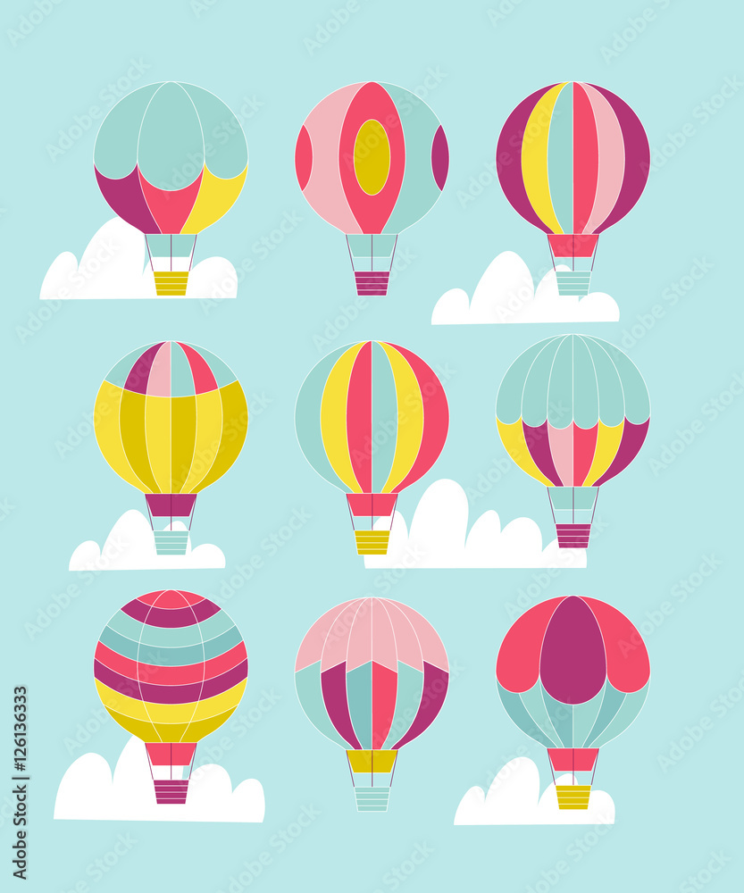 Hot air balloon set