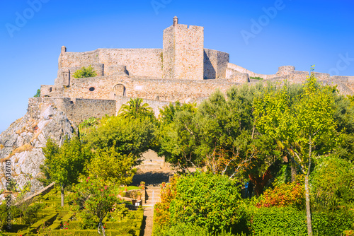 Medieval fortress. Marvao. Alentejo region. Portugal