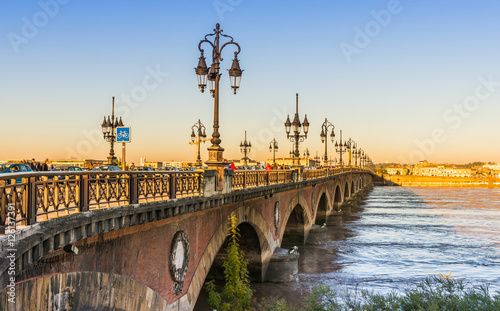 Pont de Pierre à Bordeaux, Gironde, Nouvelle-Aquitaine, France © FredP