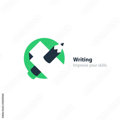 Creative writing and storytelling, education concept