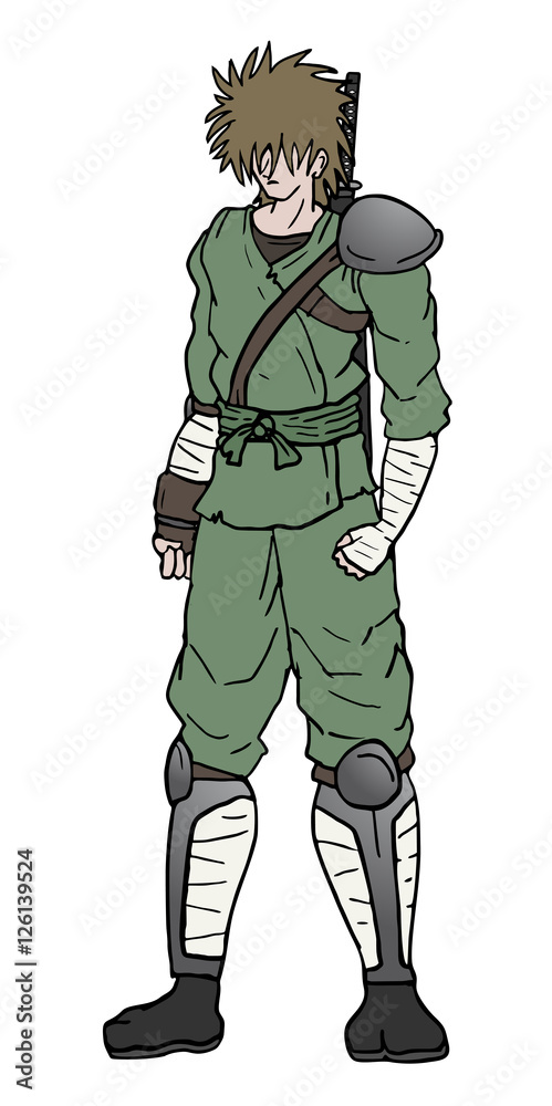 Fototapeta premium brave warrior