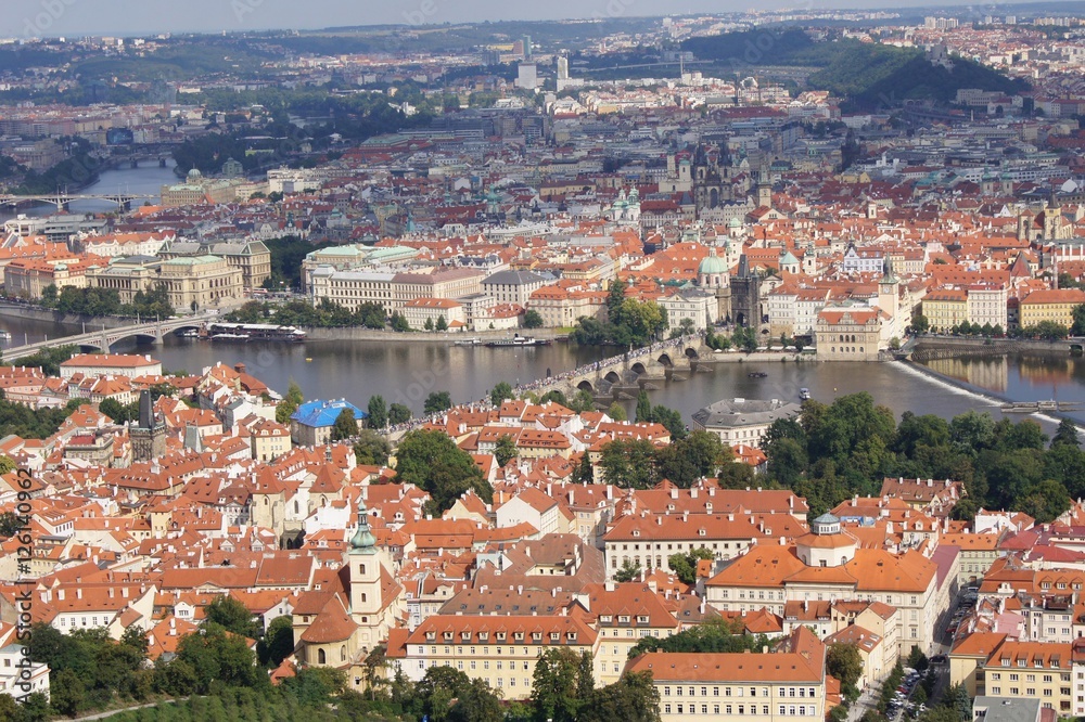 Obraz premium крыши домов