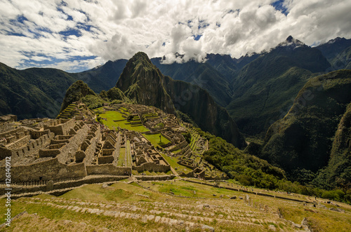 Machu Picchu view and the sky too