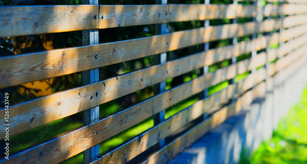 Summer farm wooden fence background
