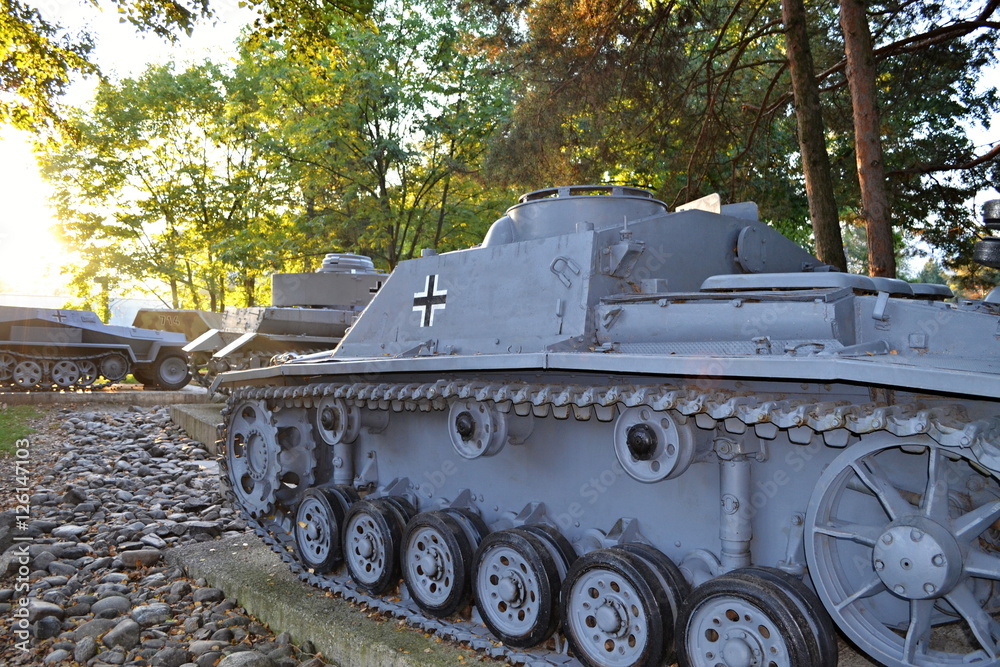 Panzer / Slovakia Banska Bystrica 28 September 2014 Memorial Military equipment of World War 2