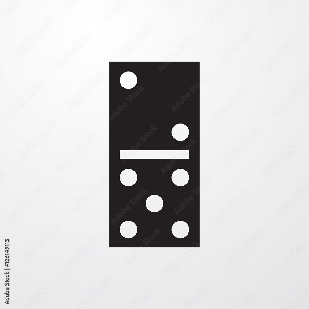 domino icon illustration domino icon illustration