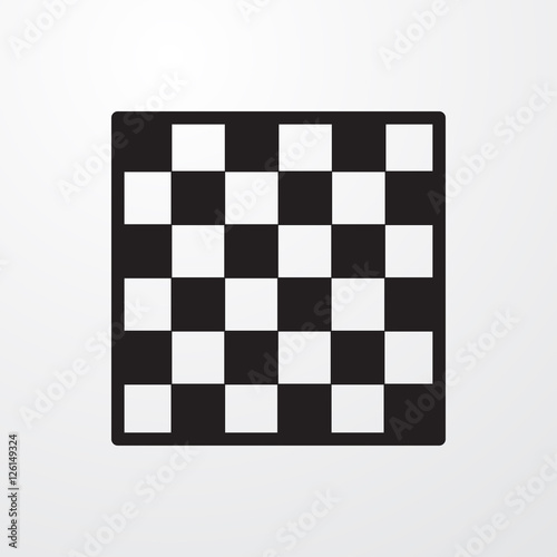 chess board icon illustration