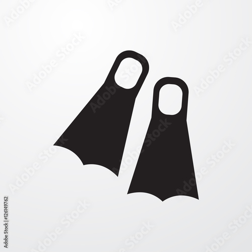 flippers icon illustration