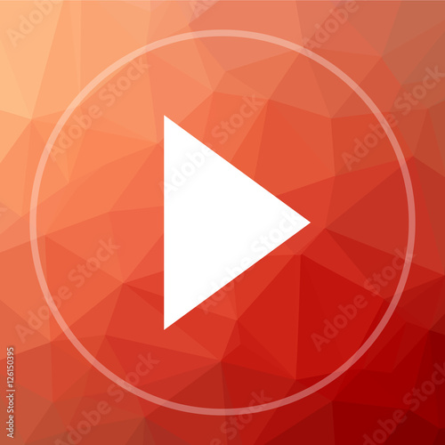 Free Download Play sign icon - GFXLoad