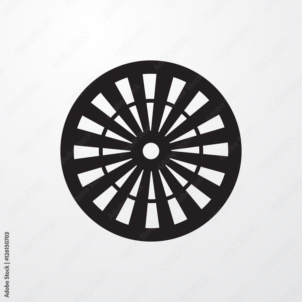 dart icon illustration dart icon illustration