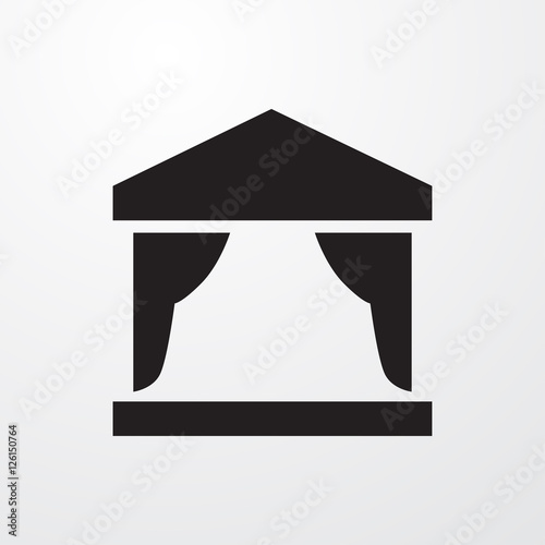 stage icon illustration