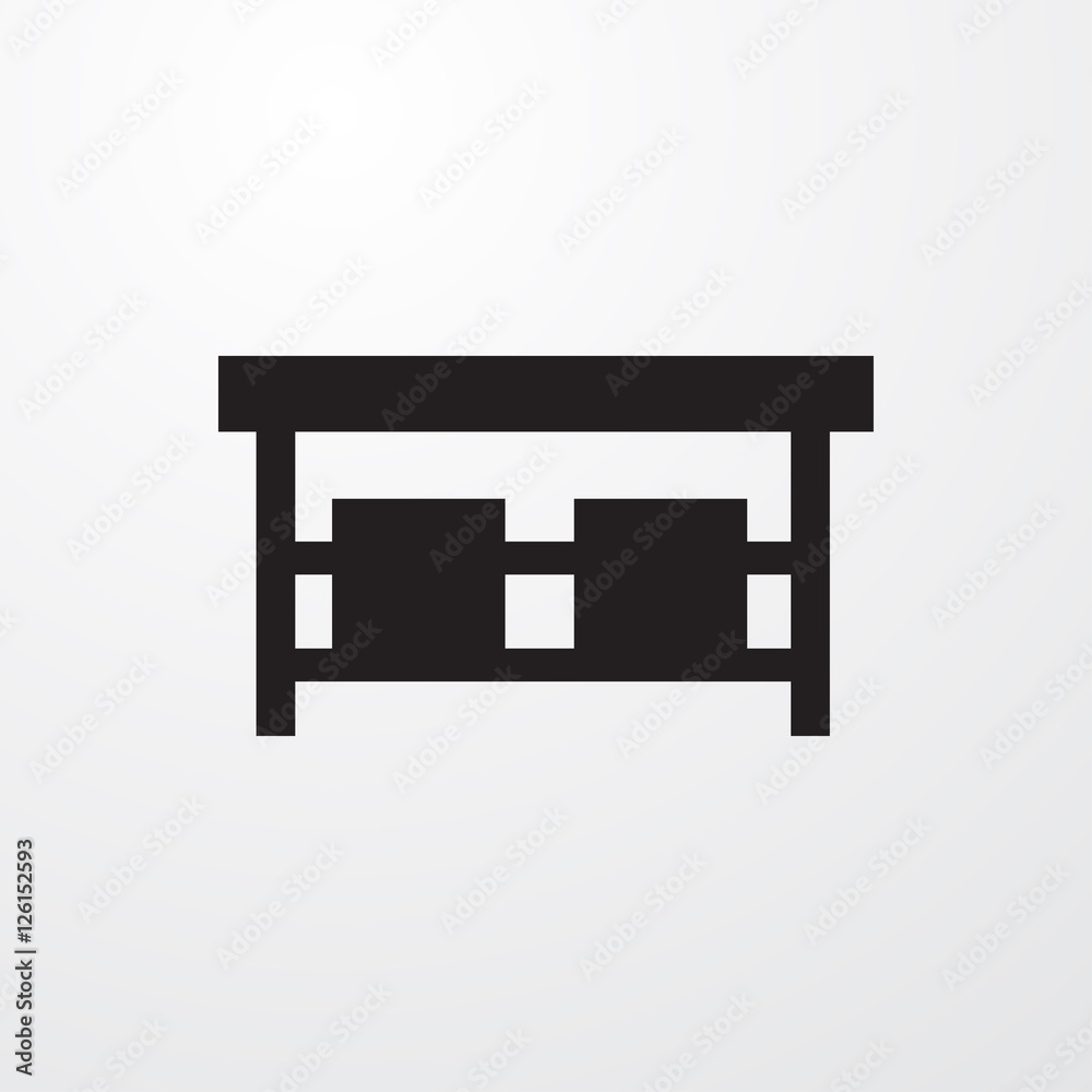 office desk icon illustration office desk icon illustration