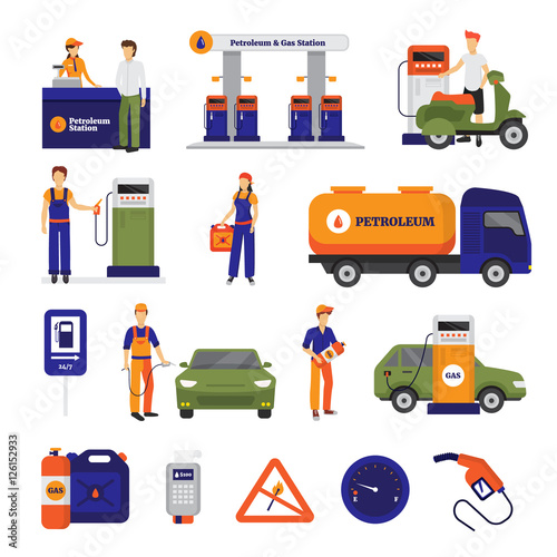 Gas Station Set 
