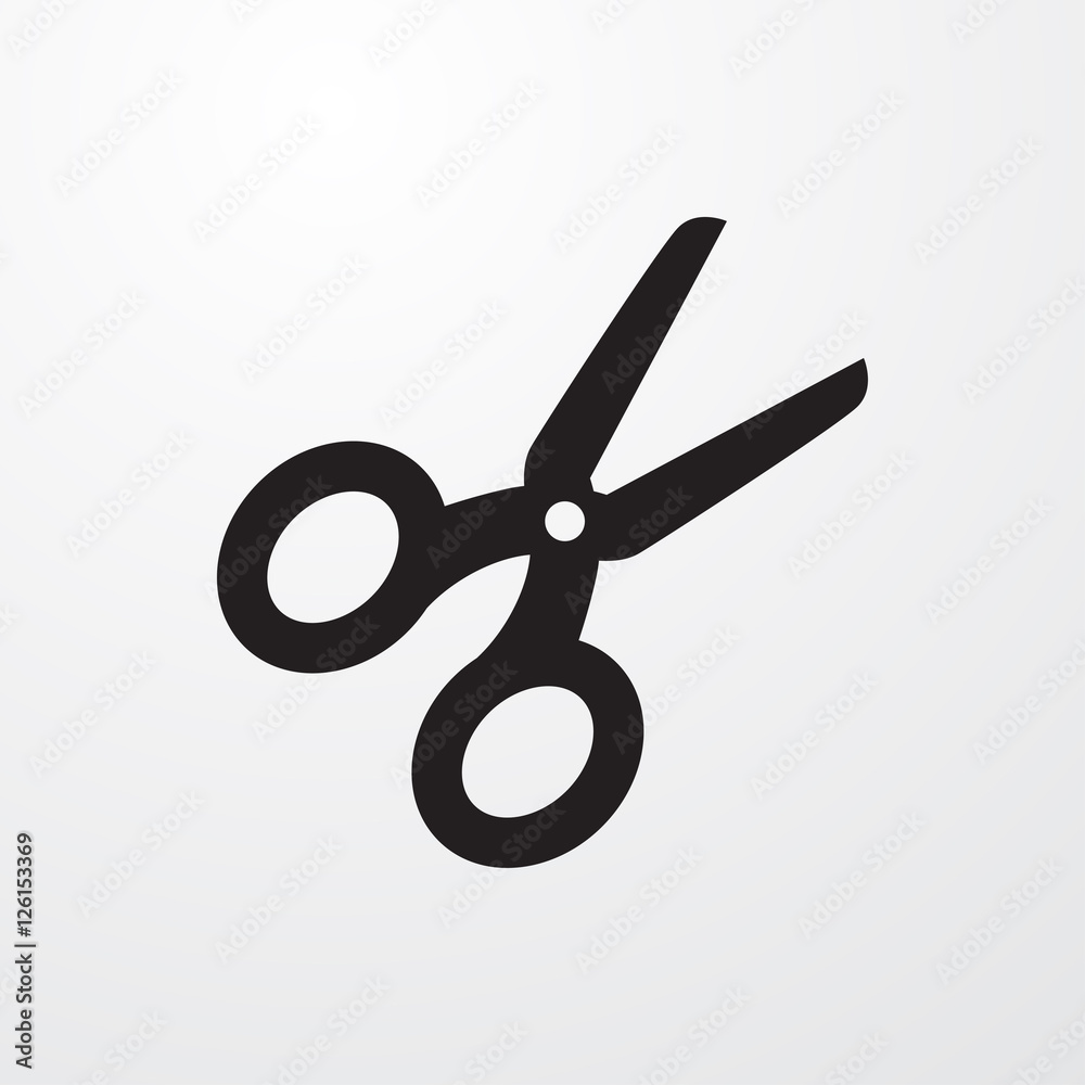 scissors icon illustration scissors icon illustration