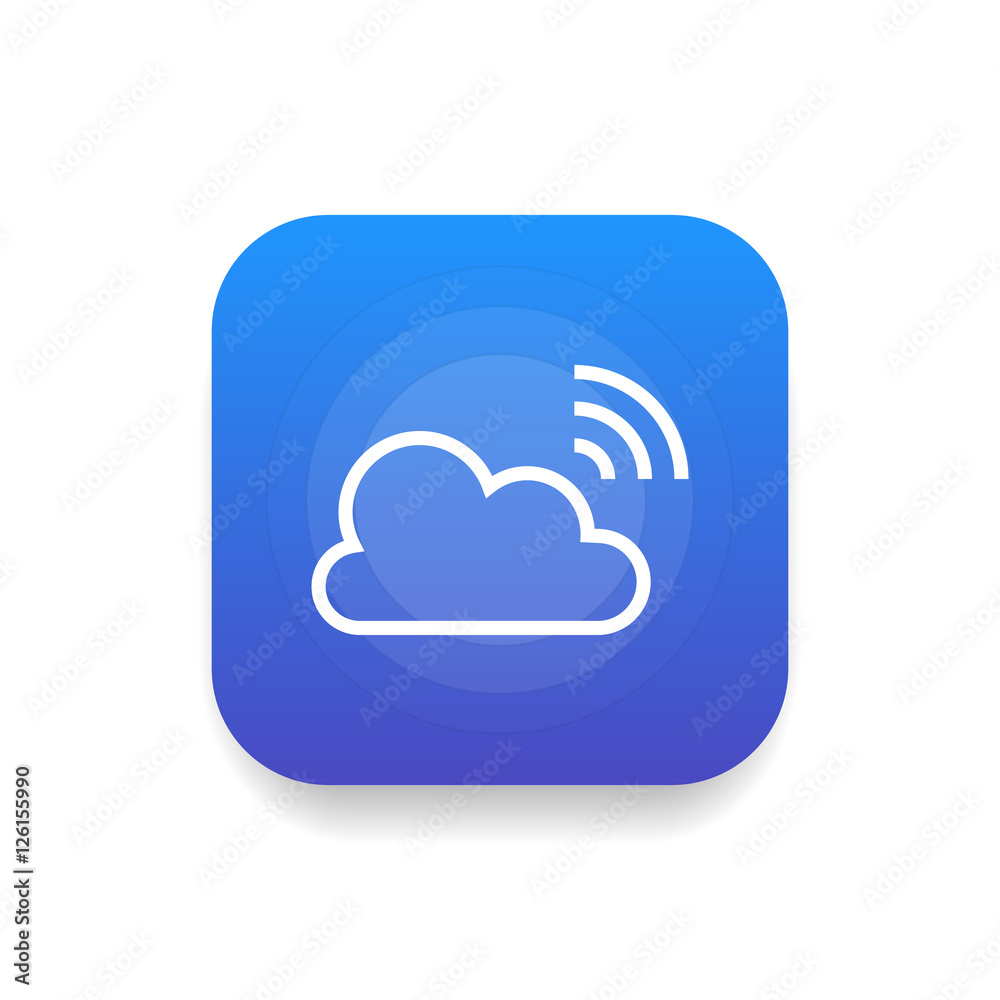 Broadcast icon vector, clip art. Live stream cloud computing. Also useful as logo, square app icon, web UI element, symbol, graphic image, silhouette and illustration. Broadcast icon vector, clip art. Live stream cloud computing. Also useful as logo, square app icon, web UI element, symbol, graphic image, silhouette and illustration.