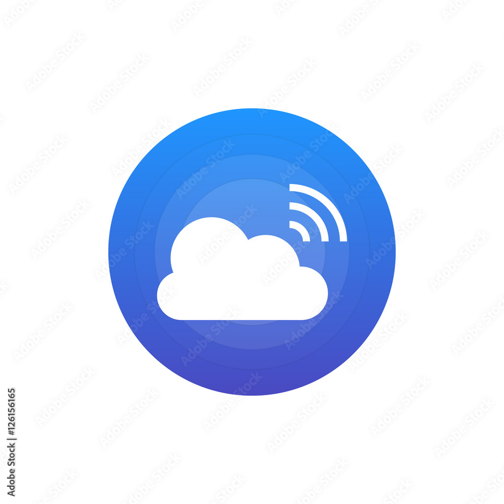Broadcast icon vector, clip art. Live stream cloud computing. Also useful as logo, circle app icon, web UI element, symbol, graphic image, silhouette and illustration. Broadcast icon vector, clip art. Live stream cloud computing. Also useful as logo, circle app icon, web UI element, symbol, graphic image, silhouette and illustration.