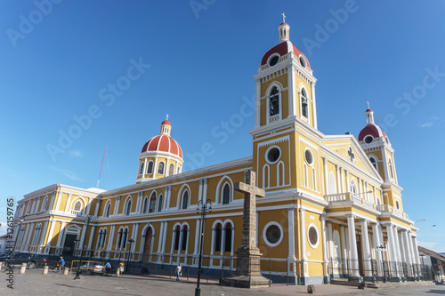 beautiful view of Cathedral from Granada, Nicaragua