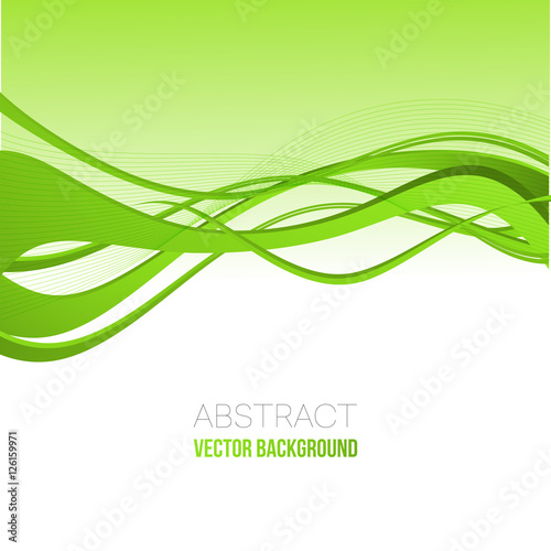 Abstract curved lines background.