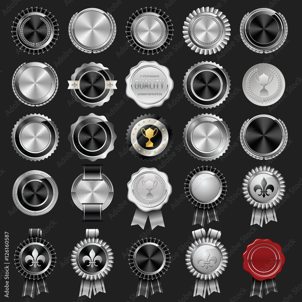 Set of Certificate Wax Seal and Badges Set of Certificate Wax Seal and Badges