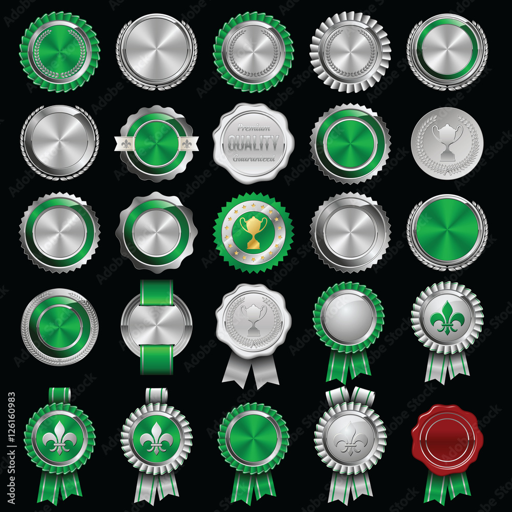 Set of Certificate Wax Seal and Badges Set of Certificate Wax Seal and Badges
