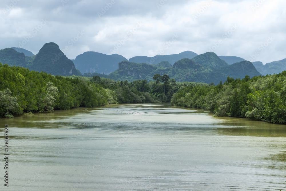 Big River in Thailand