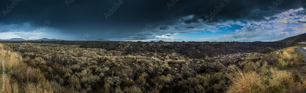 Big Cinder Butte Craters of the Moon Panorama