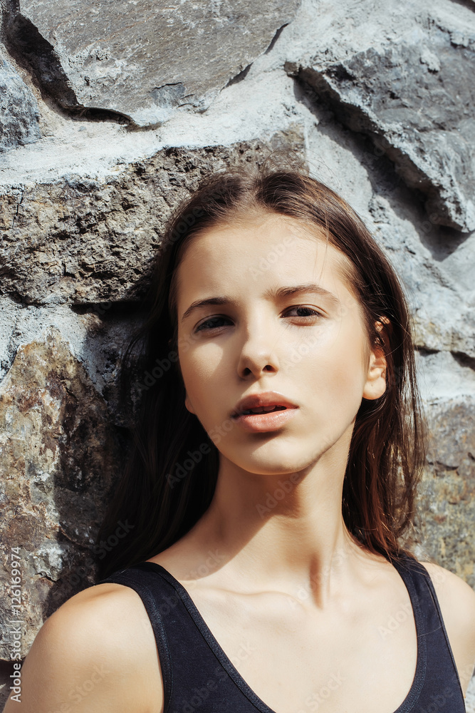 young pretty woman outdoor young pretty woman outdoor