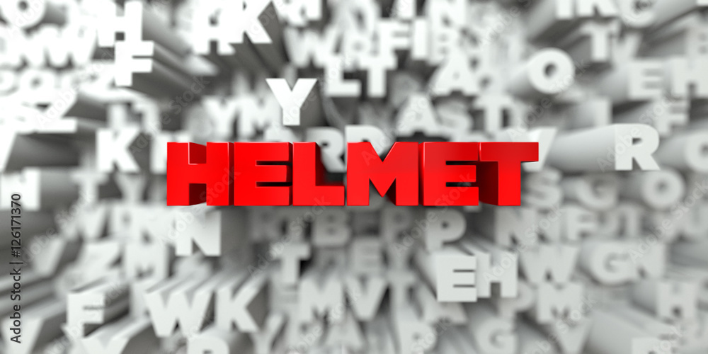 HELMET - Red text on typography background - 3D rendered royalty free stock image. This image can be used for an online website banner ad or a print postcard. HELMET - Red text on typography background - 3D rendered royalty free stock image. This image can be used for an online website banner ad or a print postcard.