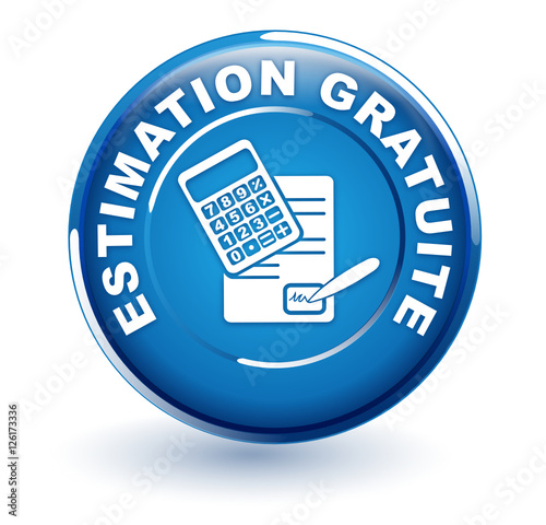 estimation gratuite sur bouton bleu